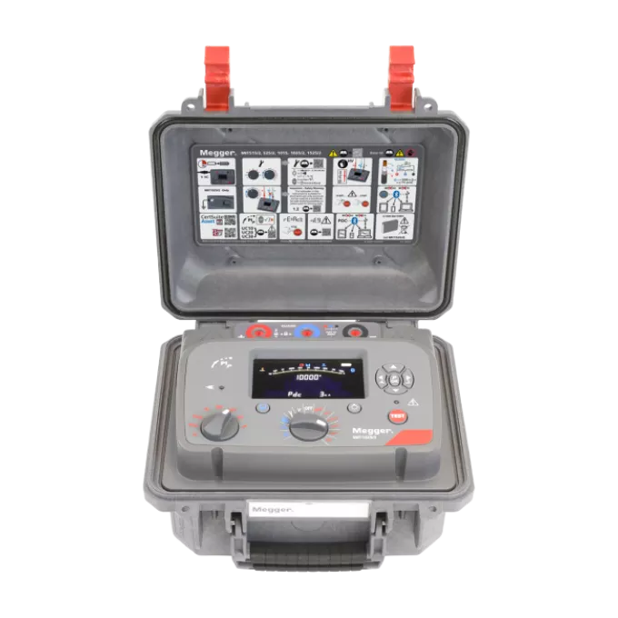 New Advanced 5 kV, 10 kV and 15 kV insulation resistance testers