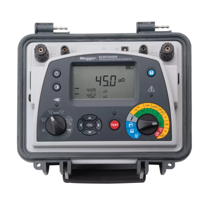 DLRO10HD and DLRO10HDX digital low resistance ohmmeters