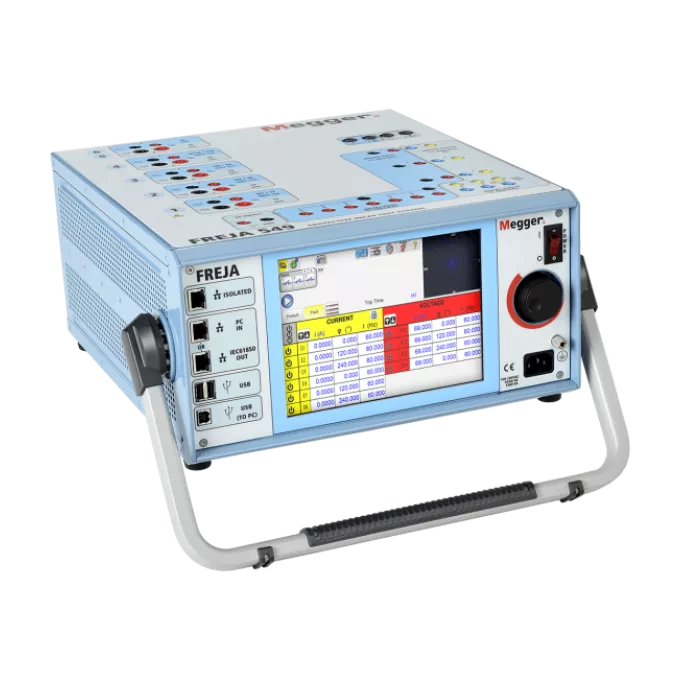 FREJA 549 relay test system